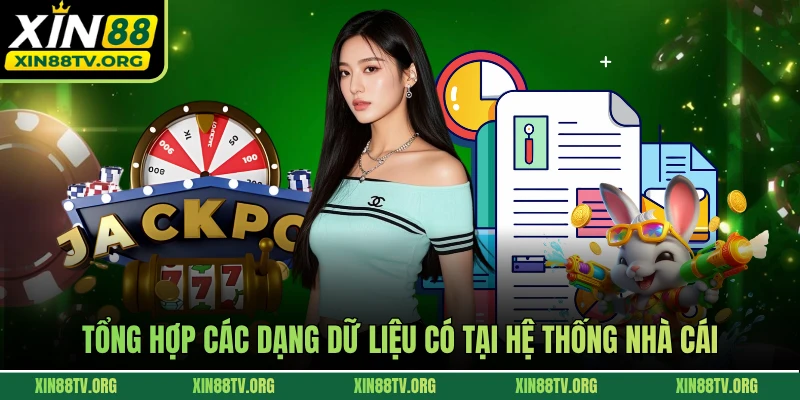 Tổng hợp các dạng dữ liệu có tại hệ thống nhà cái